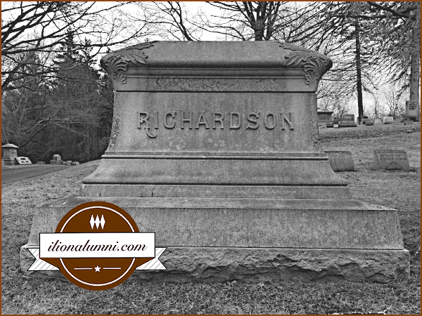 Richardson Monument - Armory Hill Cemetery - Ilion NY