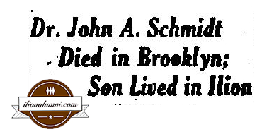 Dr. John Schmidt - Ilion NY