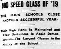 Ilion Citizen 1919 - God Speed Class of '19