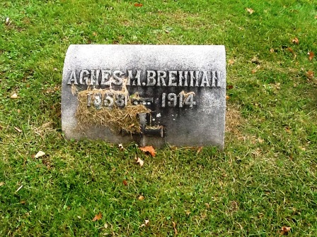 St. Agnes Cemetery - Ilion NY, Brennan and Hayes Family Plot - Agnes M. Brennan