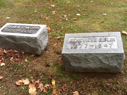 St. Agnes Cemetery - Ilion NY, Richard Giblin Plot - Helen (Giblin) Wood and  Genevieve Giblin 