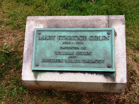 St. Agnes Cemetery - Ilion NY, William Giblin Plot - Mary Ethridge Giblin (baby) 1910 - 1911