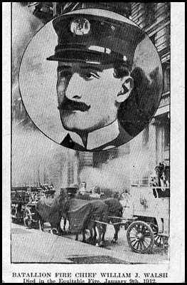 Fireman William Walsh - Equitable Building Fire 1912 NYC