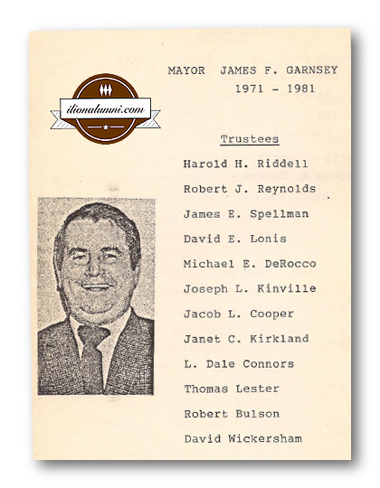 James F. Garnsey - Mayoral Term