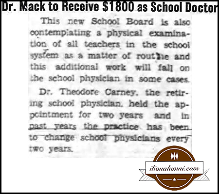 Dr. Mack and Dr. Carney - School Physicians