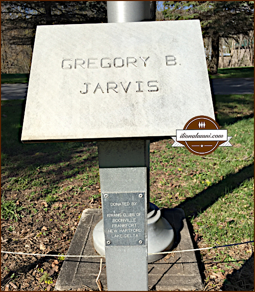 May 2021 - Gregory Jarvis Plaque - Challenger Monument Ilion NY