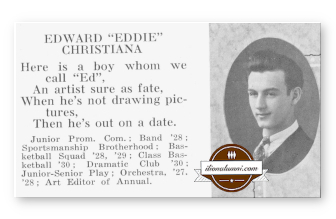 1930 Yearbook Art Editor - Edward Christiana
