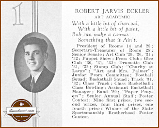 1932 Yearbook Art Editor - Robert Eckler