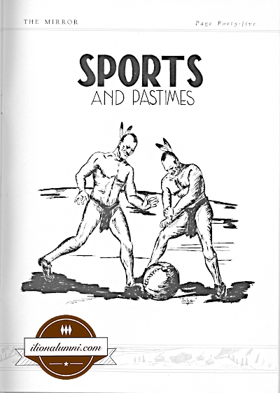 1937 Yearbook Art Editor - Clarence Getman - The Mirror of 1937 Sports and Pastimes