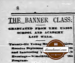 Ilion Citizen Ilion High School - Class of 1893