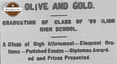 Ilion Citizen IHS Graduates 1899