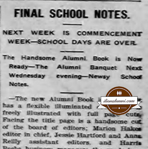 Ilion Citizen IHS Class of 1904