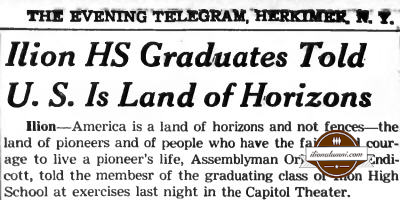Herkimer Telegram Ilion School Record Of 12 Years is Equaled 1949