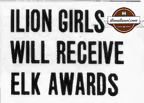 Herkimer Evening Telegram - Ilion Girls Will Receive Elks Awards - 1965
