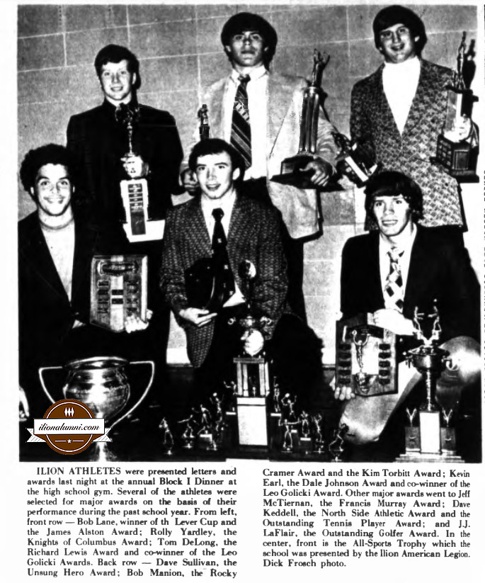 Herkimer Evening Telegram - Ilion Athletes - Class of 1973