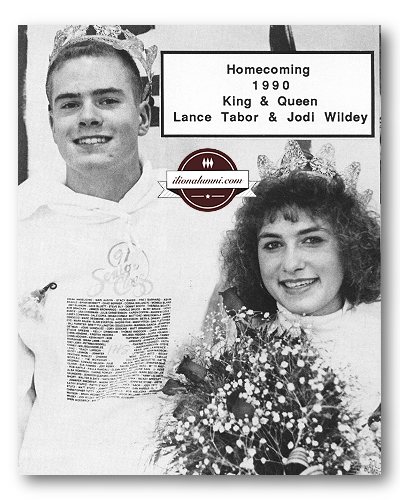 Homecoming King - Lance Tabor and Homecoming Queen - Jodi (Wildey) Tabor-Gay Class of 1991