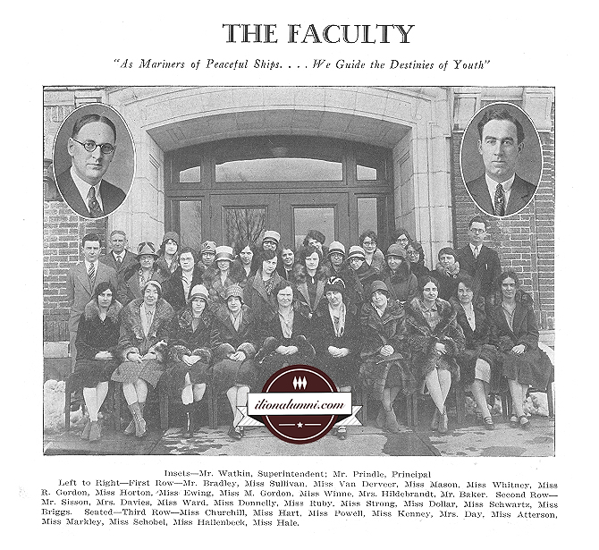 Ilion High School Class of 1928 - High School Faculty