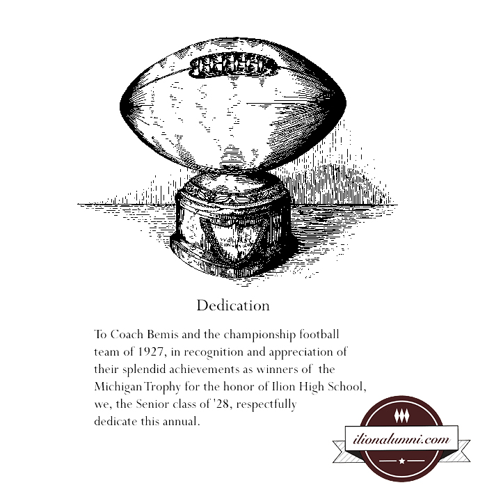 Michigan Trophy Mirror Dedication