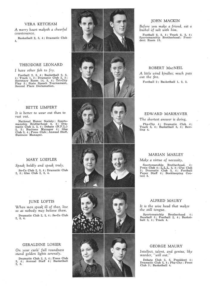 Ilion High School Class of 1936-6
