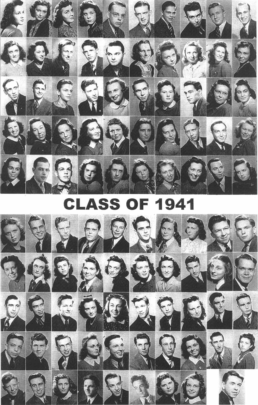 1941 Senior Class Montage