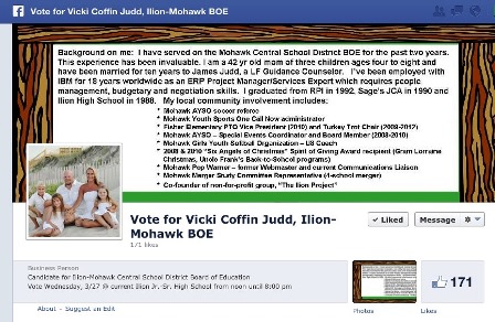 2013 Vote for Vicky Coffin Judd for School Board