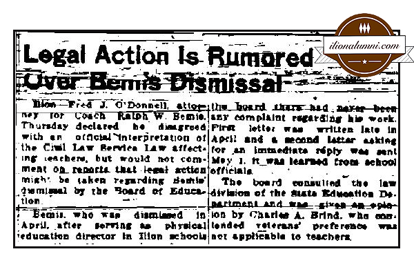 1939 Bemis Dismissed