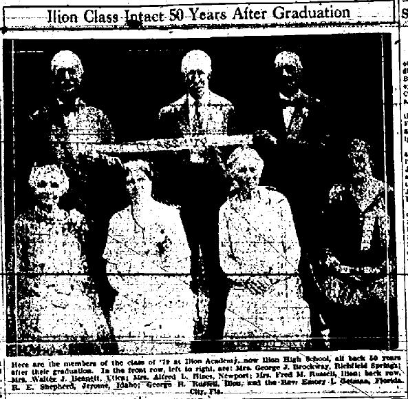 Utica Observer IHS Academy 1879