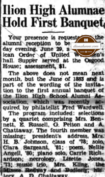 Ilion Sentinel IHS Academy 1883