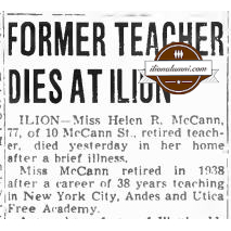 Herkimer Evening Telegram Ilion 1896 Honors