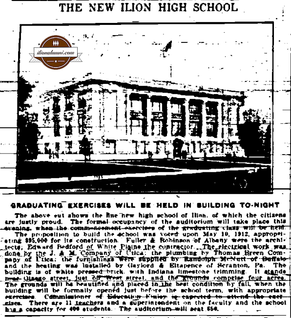 Utica Daily Press  IHS Graduates 1914