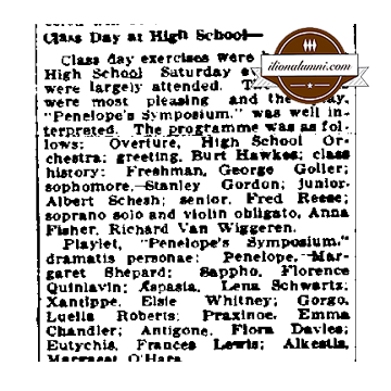 Utica Herald Dispatch IHS Graduates 1914