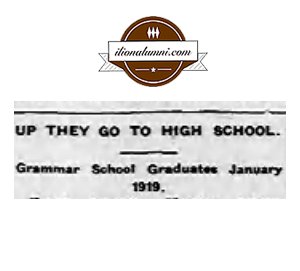 Ilion Citizen - Up They Go To High School - IHS Class of 1924