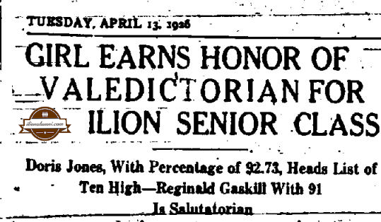 The Utica Daily Press IHS Class of 1926