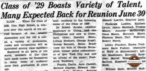 The Utica NY Observer IHS Commencement 1929