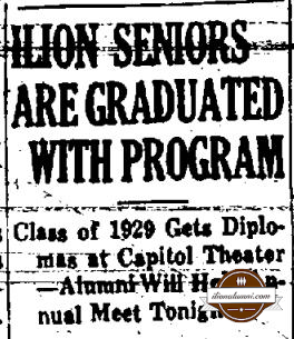 The Utica Observer  - Commencement 1929