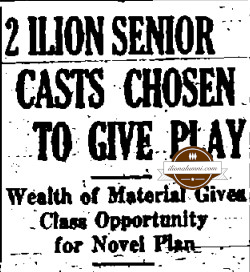 Utica Daily Observer - 2 Ilion Senior Casts Chosen to Give Play - 1936
