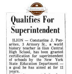 Herkimer Evening Telegram - Qualifies For Superintendent - Class of 1938