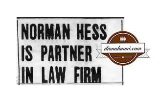 The Evening Telegram - IHS Class of 1941 - Norman Hess Is Partner In Law Firm