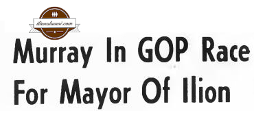 The Herkimer Evening Telegram - IHS 1942 - Murray In GOP Race For Mayor Of Ilion