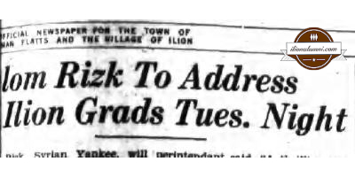 The Ilion Sentinel IHS Graduation 1942