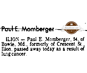 Utica Observer - IHS 1942 - Paul L. Momberger