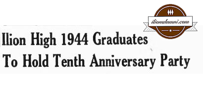 The Herkimer Evening Telegram IHS 1944 Tenth Anniversary Party