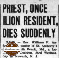 The Herkimer Evening Telegram IHS 1944 Tenth Anniversary Party