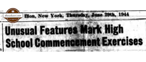 The Ilion Sentinel IHS 1944 Commencement