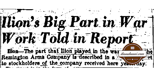 Utica Observer - IHS 1944 - Ilion's Big Part in War Work Told in Report
