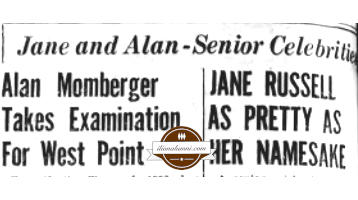 Ilion Sentinel - Jane and Alan Senior Celebrities - IHS 1950