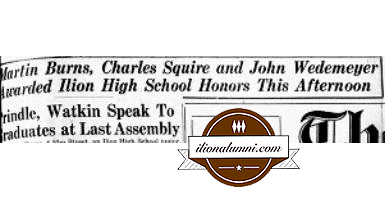 The Ilion Sentinel - Martin Burns, Charles Squire and John Wedemeyer - IHS 1950