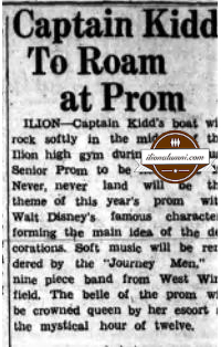 Ilion Sentinel - Senior Prom 1953