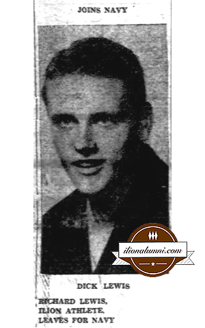 Ilion Sentinel - Richard Lewis, Ilion Athlete, Joins Navy - 1954
