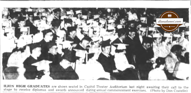 Herkimer Evening Telegram - Ilion High Graduates 1955